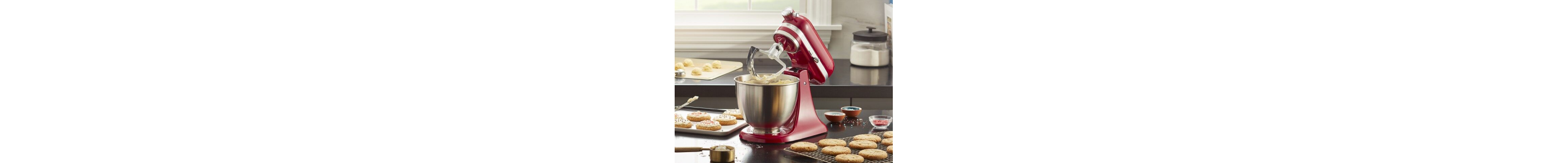 Red KitchenAid® mixer
