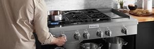 High end outlet stove tops
