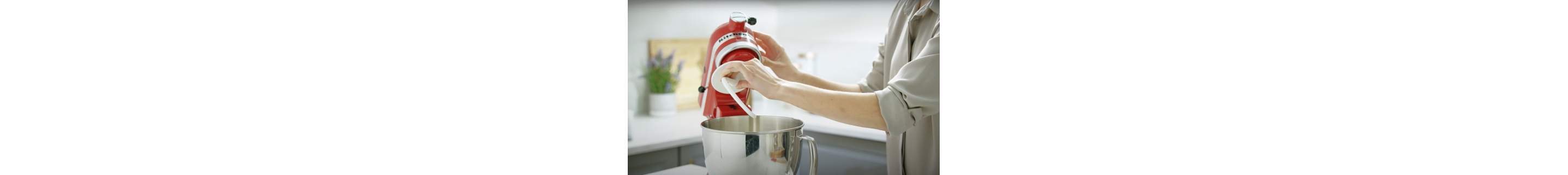 A KitchenAid® Dough Hook Accessory.