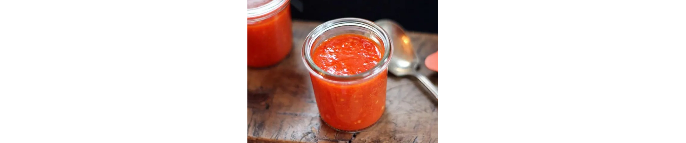 Hot sauce in a glass