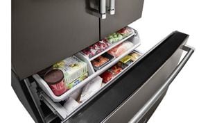 Small side by 2025 side refrigerator freezer