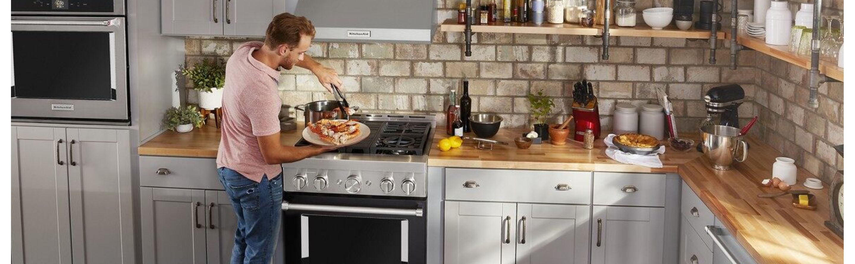 Person cooking on a stovetop