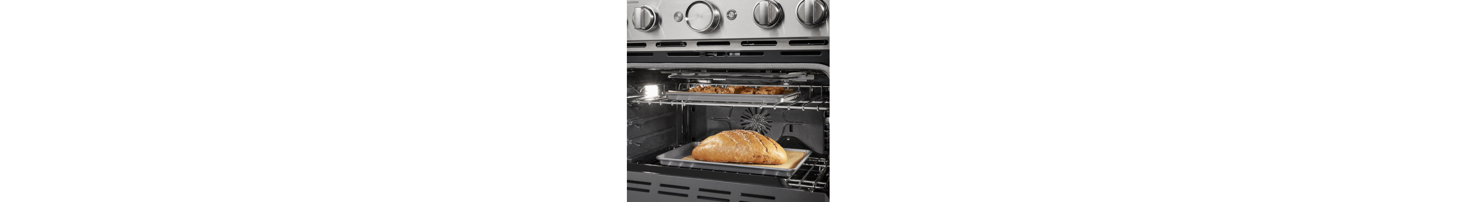 Bread rising in the oven