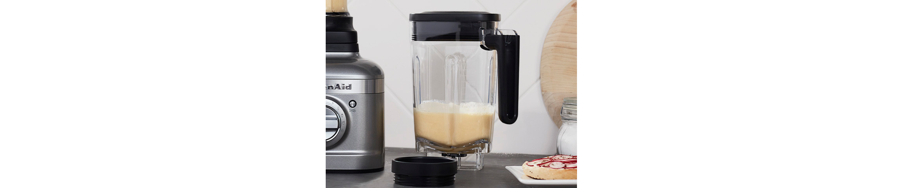 Ingredients in a KitchenAid® blender