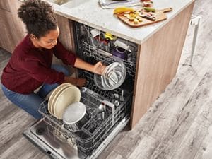Kitchenaid dishwasher bottom rack top