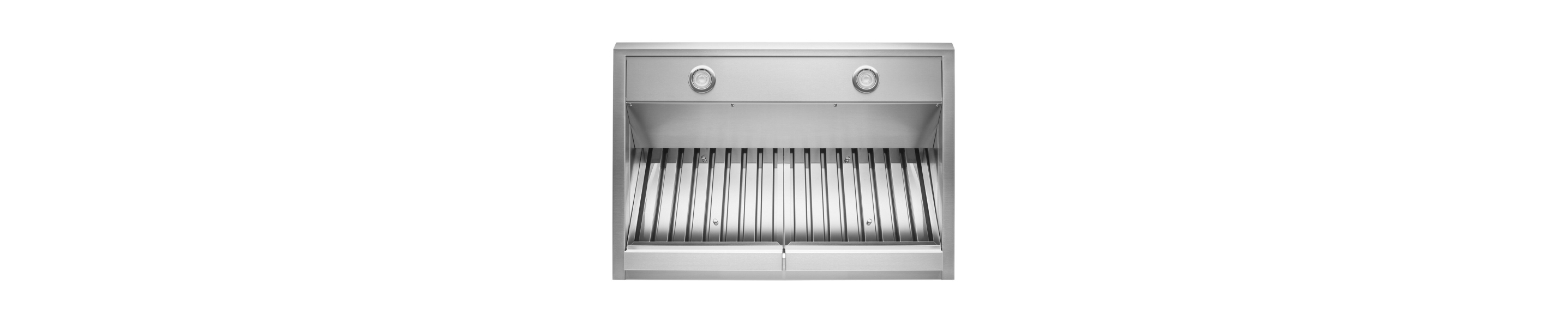 Metal grease filter range hood part