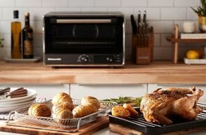 Kitchenaid convection 2025 oven air fryer