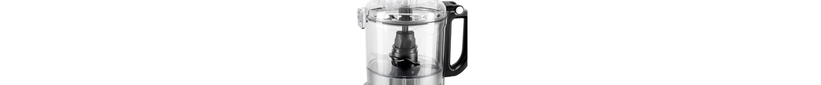 An empty food processor.