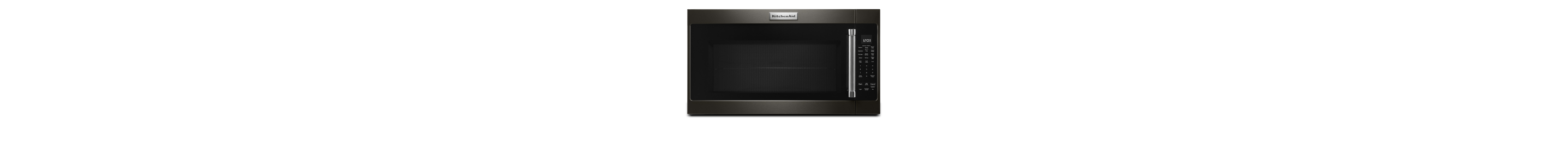 Black KitchenAid® microwave