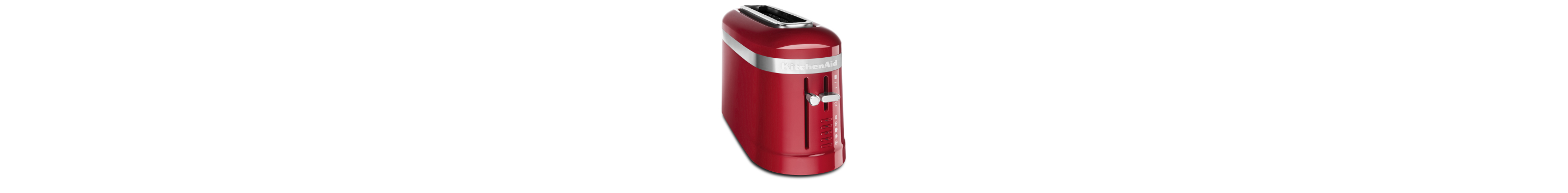 Red KitchenAid® single-slice toaster