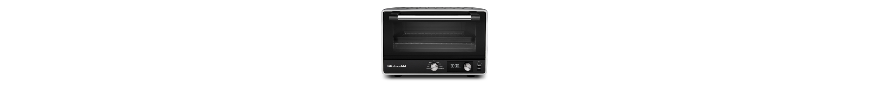 Black KitchenAid® countertop oven