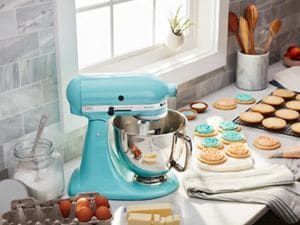 Kitchenaid hand sales mixer aqua sky