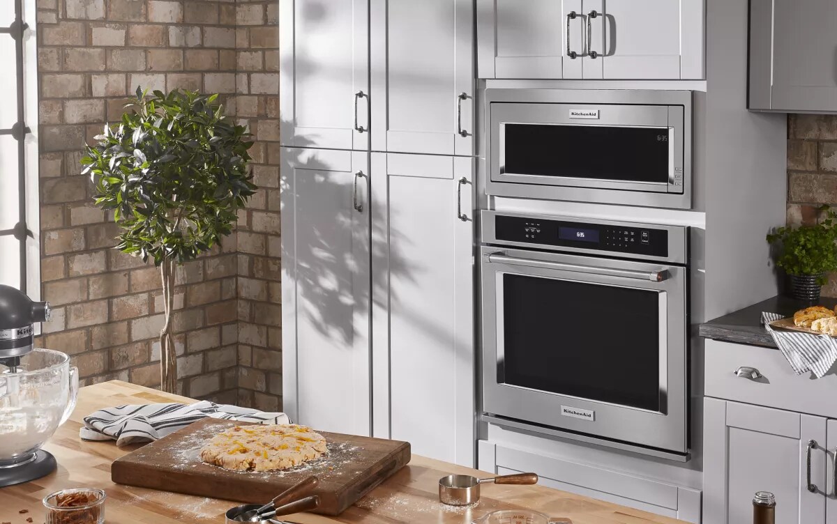 Fitting a built in microwave sale
