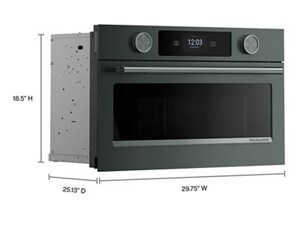 Built-in microwave dimensions diagram