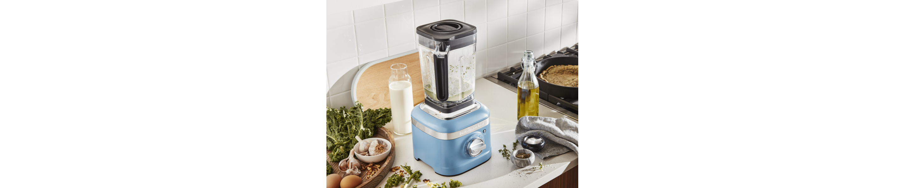 Blue KitchenAid® blender