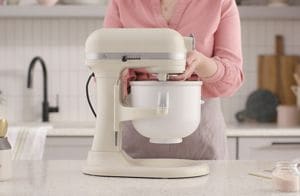 Kitchenaid ice cream clearance instructions
