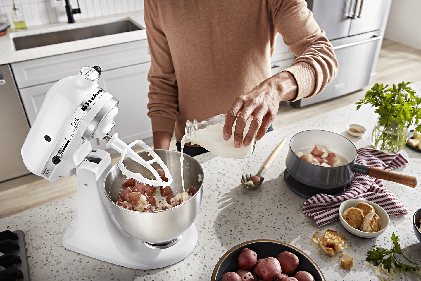 Kitchenaid mixer potato masher best sale