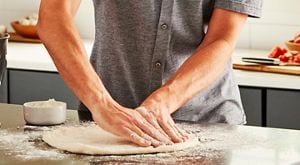 Pizza dough kitchenaid stand hotsell mixer