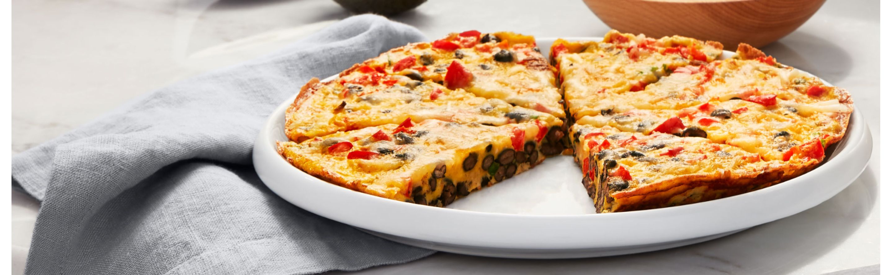 Roasted Veggie & Bacon Sheet-Pan Frittata - Recipe from Price Chopper