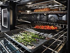 Rack in the oven outlet