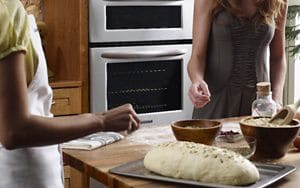 Microwave with dough proving function outlet