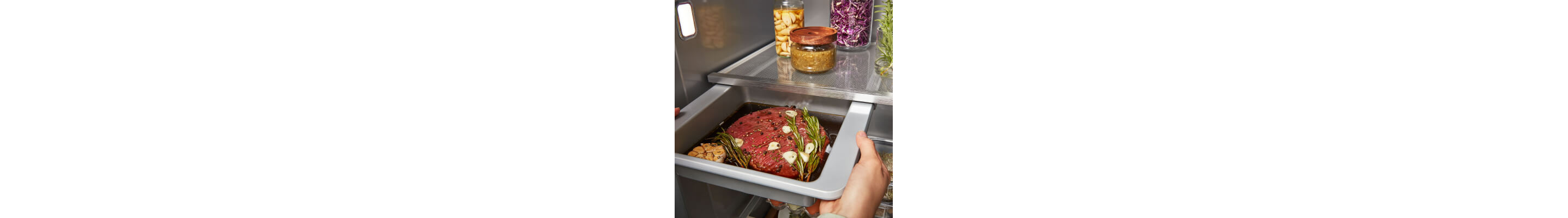 Steak in Under-Shelf Prep Zone