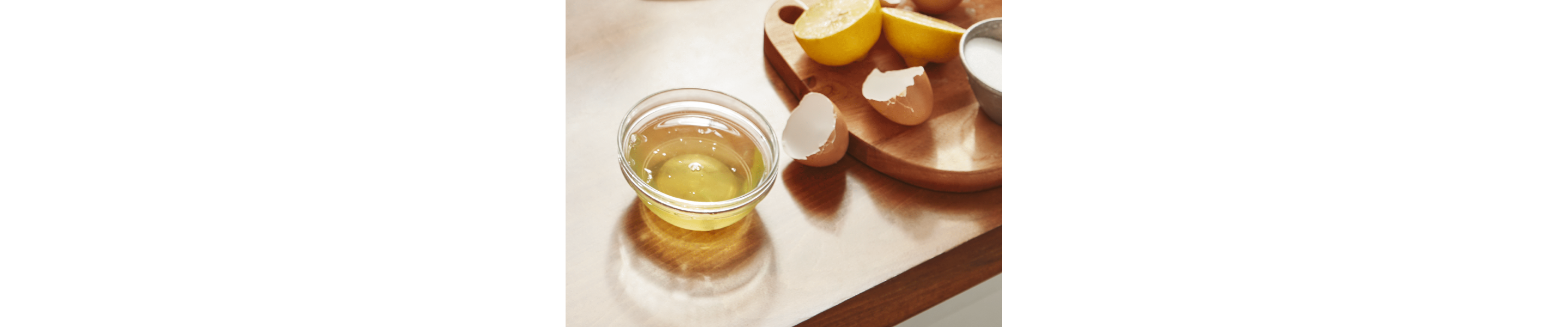 A small bowl of egg whites