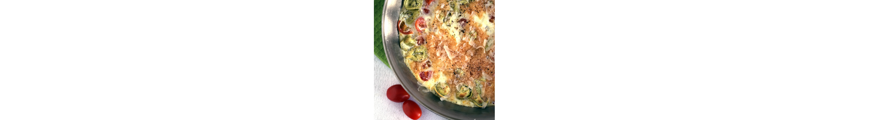 A cheesy frittata