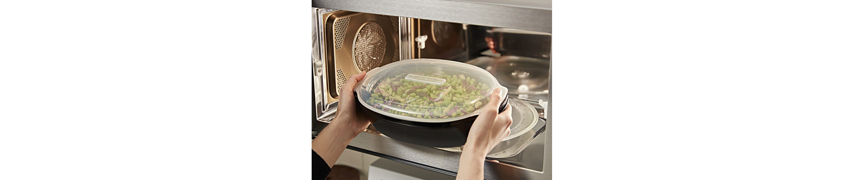 Vegetables inside a KitchenAid® Steaming Container