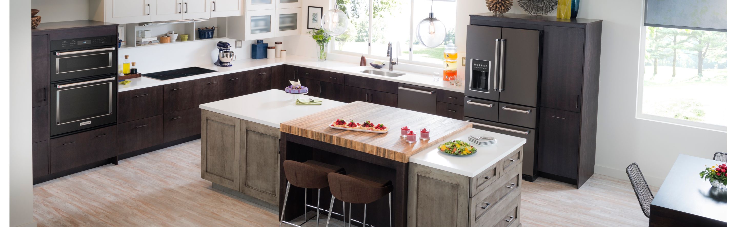 Kitchen with KitchenAid® appliances