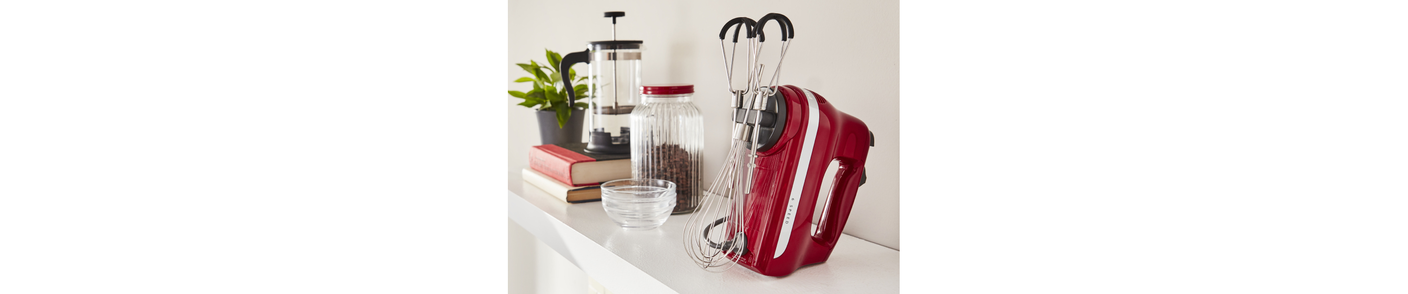 KitchenAid® hand mixer with attachments