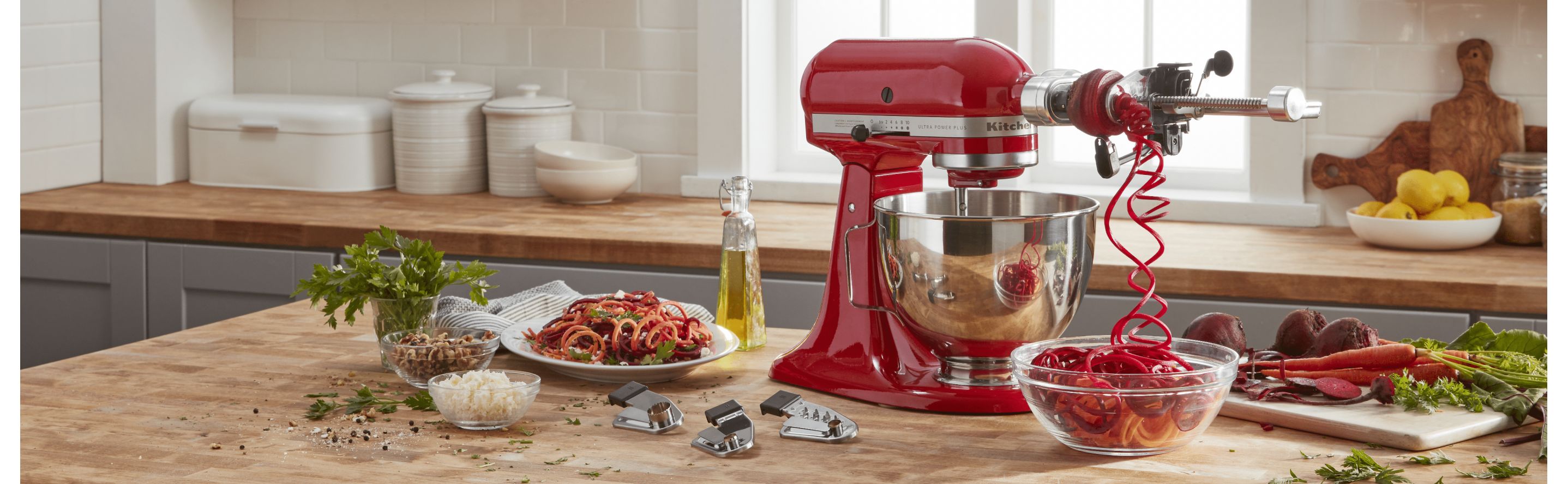 KitchenAid Spiralizer Attachment (Fits all Stand Mixers) (KSM2APC)