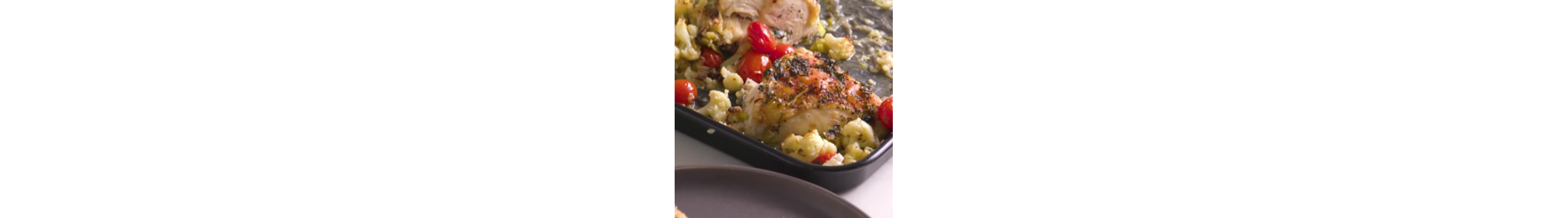 Chicken pasta dish.