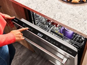 Kitchenaid dishwasher shop control panel