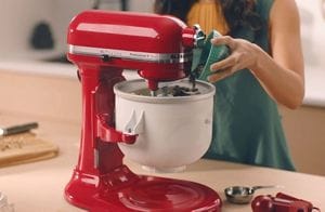 Kitchenaid mixer ice cream attachment instructions deals
