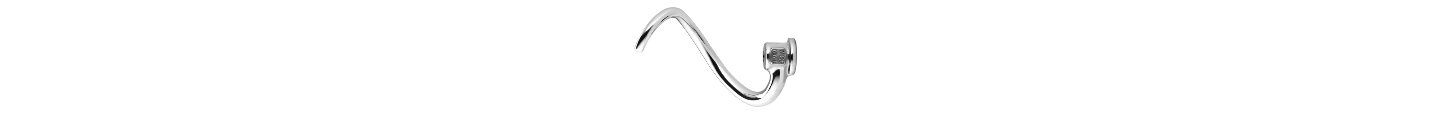 Spiral dough hook