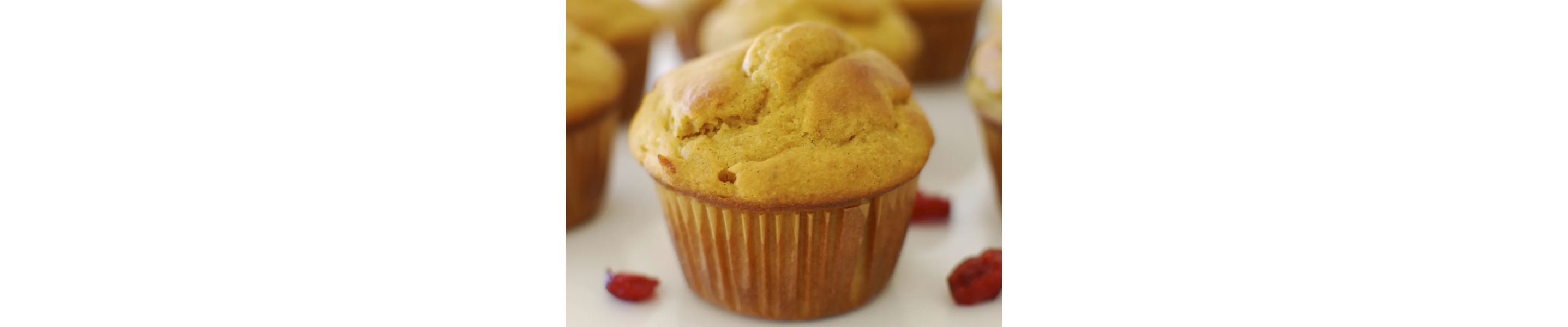 Close-up of pumpkin muffin