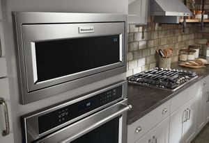 Kitchenaid over the range microwave with sales exhaust fan