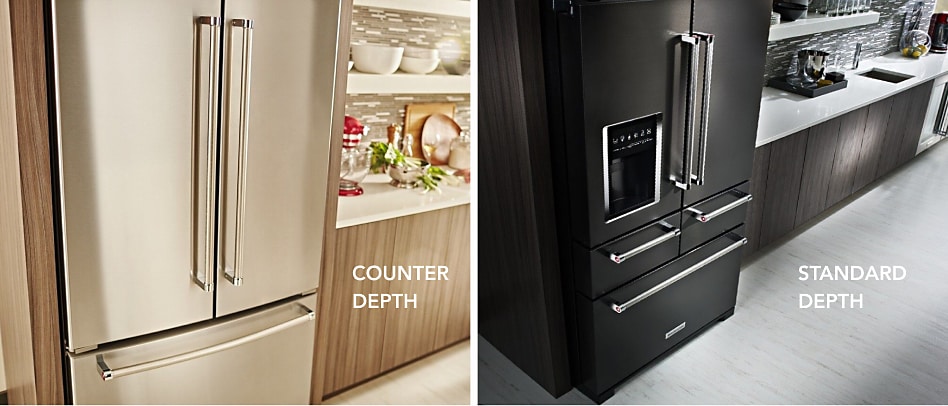 Standard Refrigerator Sizes & Dimensions Guide | KitchenAid