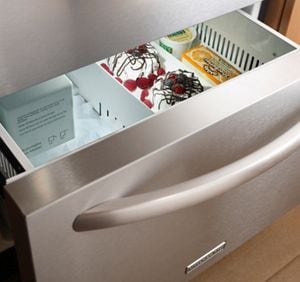 Kitchenaid store freezer drawer