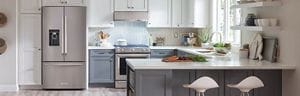 Kitchenaid online panel fridge