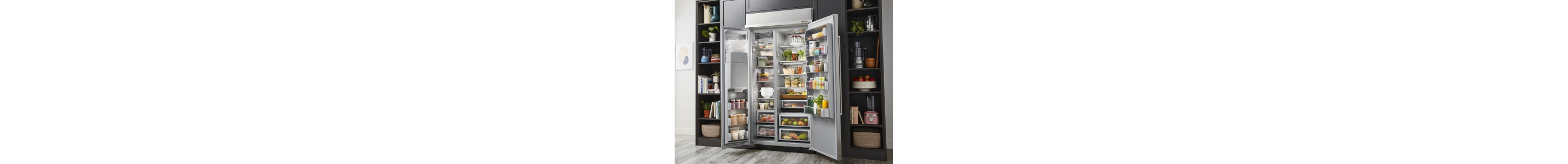 KitchenAid® stainless steel built-in refrigerator