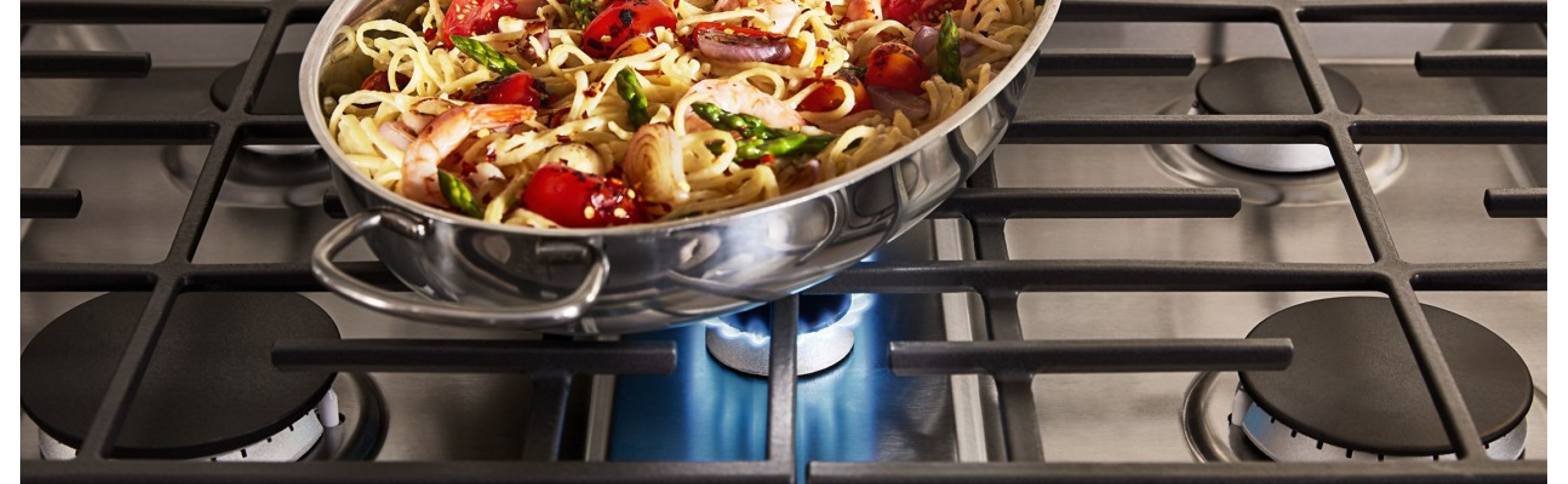 Middle burner on gas on sale stove