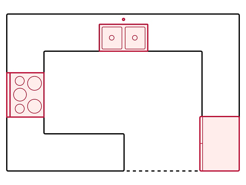 Draw A Kitchen Layout Stunning Modern Style Floor Plan Commercial