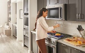 Os home and office shop microwave kitchen cart