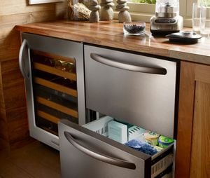 Island fridge sale drawers