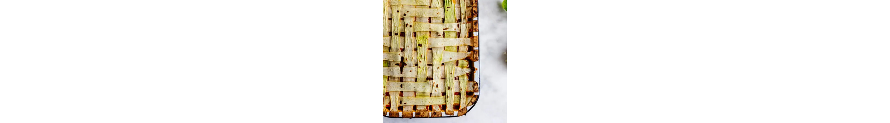 Herringbone vegetable lasagna 