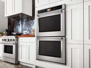 Replacing a built shop in double oven