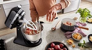 Different beaters for shop mixers