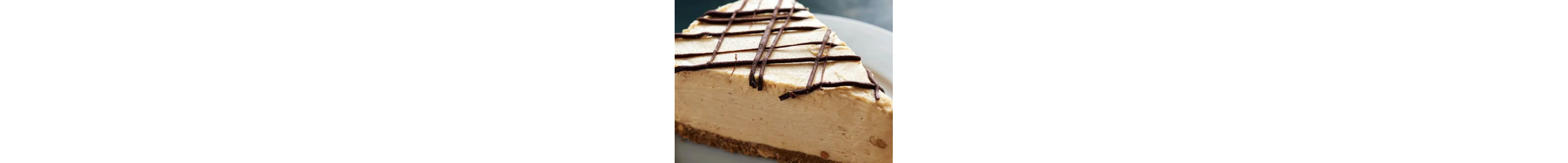A slice of peanut butter pie.